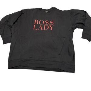 “Boss Lady” Black Sweater from Express size XL